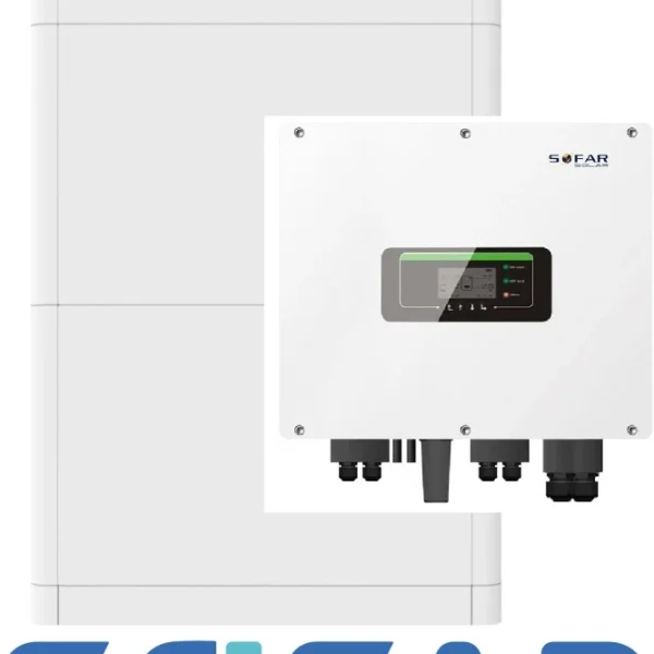 Zestaw SOFAR Inwerter hybrydowy HYD6KTL-3PH , Magazyn energii Sofar 10kWh BTS E10-DS5